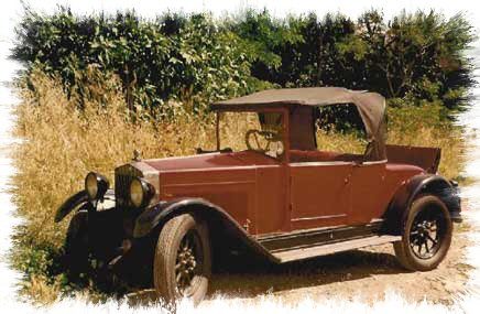 Noleggio auto d'epoca Roma Fiat 509 Spider